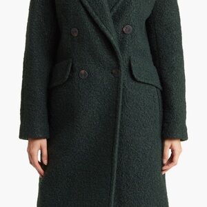 BCBGeneration Forest Green Pea Coat
